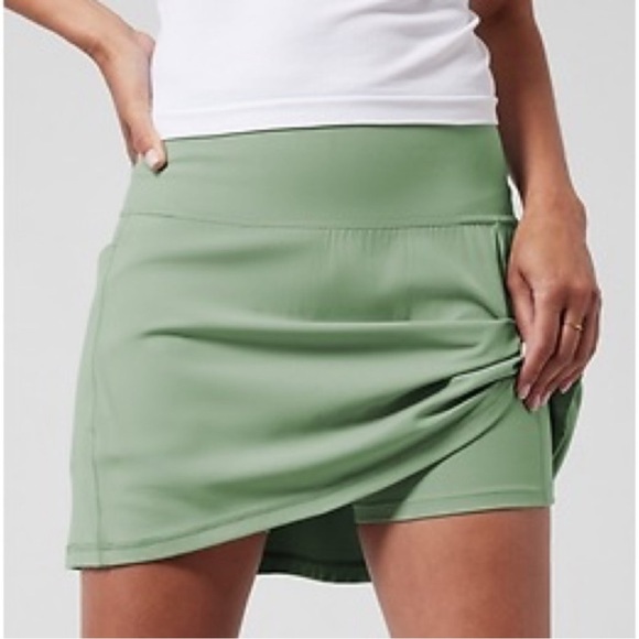 Athleta Pants - Athleta NWT S Salutation Stash Pocket 14.5” Skort Lagoon (Mint Green)